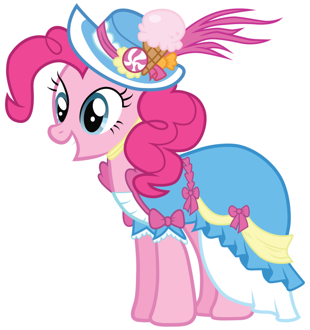 Image - Pinkie Pie in a coronation dress with a hat.png 