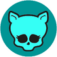 Turquoise Skullette