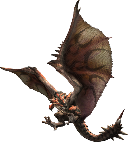 File:3rdGen-Rathalos Render 001.png