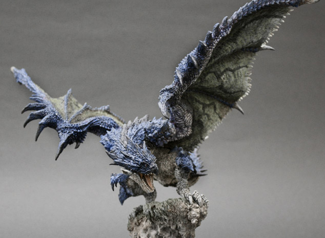 capcom monster hunter world rathalos figure builder creator's model statue