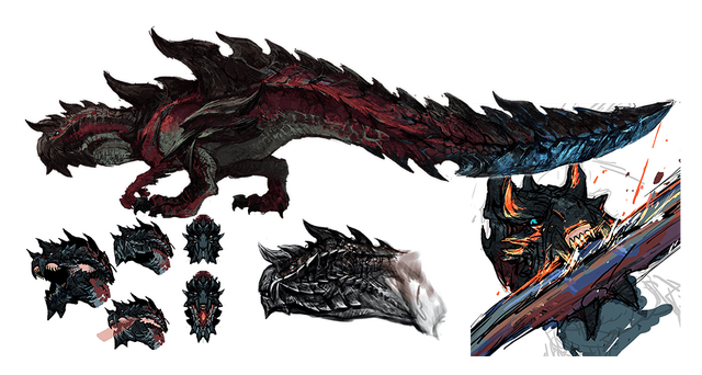 File:MHGen-Glavenus Concept Art 001.png
