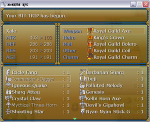 MHRPG Equips