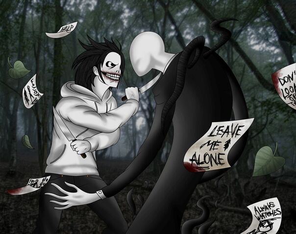 File:Jeff the killer vs slenderman by alainisc-d6zeaay.jpg
