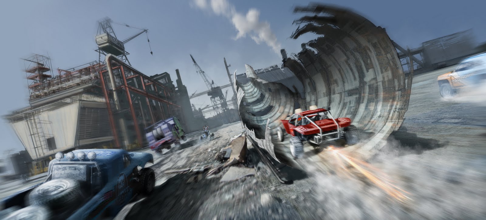 Image MotorStorm Apocalypse concept art Monarch Claymore Patriot 80