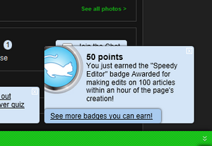 Secret badge