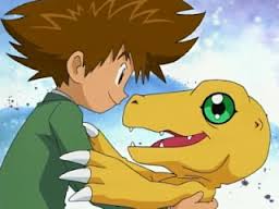 Tai and agumon