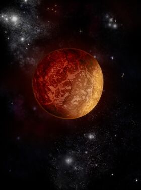 Wonderful burning planet