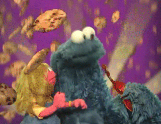 Image - Cookie eats violin Letter Day Game V.gif | Muppet Wiki | FANDOM
