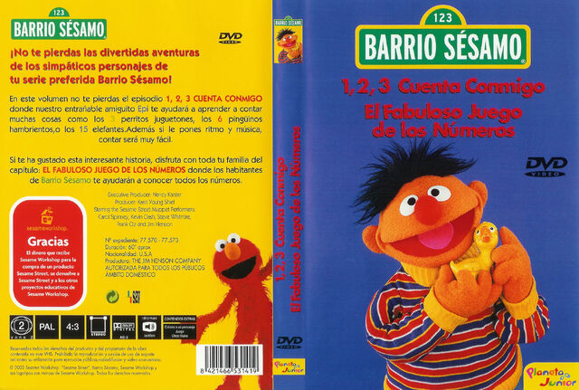 File:Barrio Sesamo 1, 2, 3 Cuenta Conmigo El Fabuloso Juego De Los Numeros-Caratula.jpg