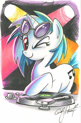 Archivo:Vinyl scratch marker sketch my little pony by andypriceart-d535y4y.jpg