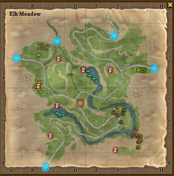 Elk meadow map