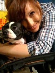 Kari and her dog Gertie
