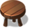 Backgammon stool