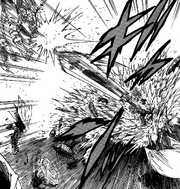Meliodas defeating Alioni