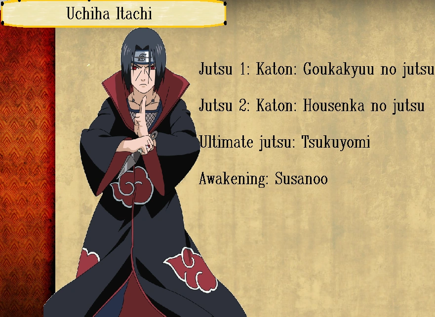 Imagen Jutsus de Itachi Uchiha.png Naruto Wiki FANDOM powered by