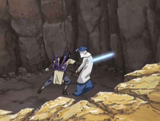 File:Orochimaru killing fourth kazekage.png