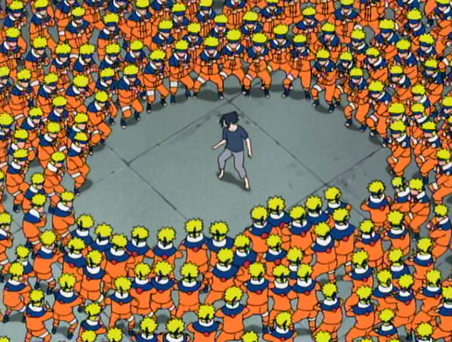 File:Naruto clones vs Sasuke.png