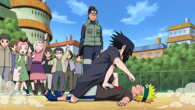 File:Naruto and Sasuke spar.png