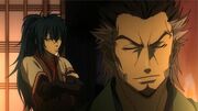 Kuhaku and Shinji talking