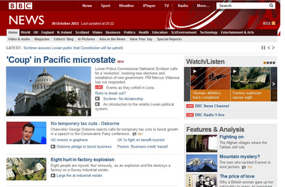 October Coup on BBC