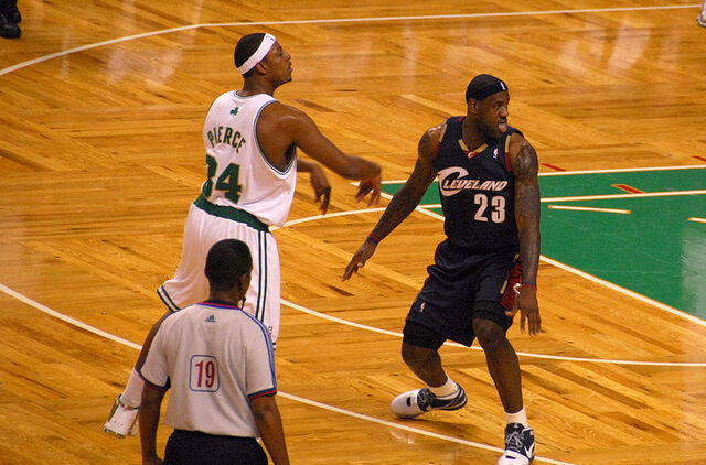 File:Paul Pierce LeBron James.jpg