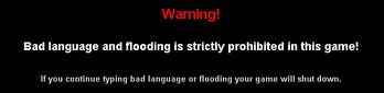 Warning