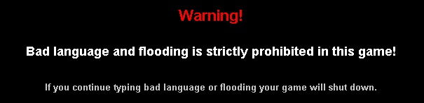 Warning