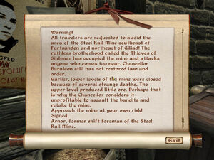 Warning