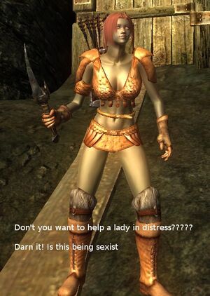Lady in Distress