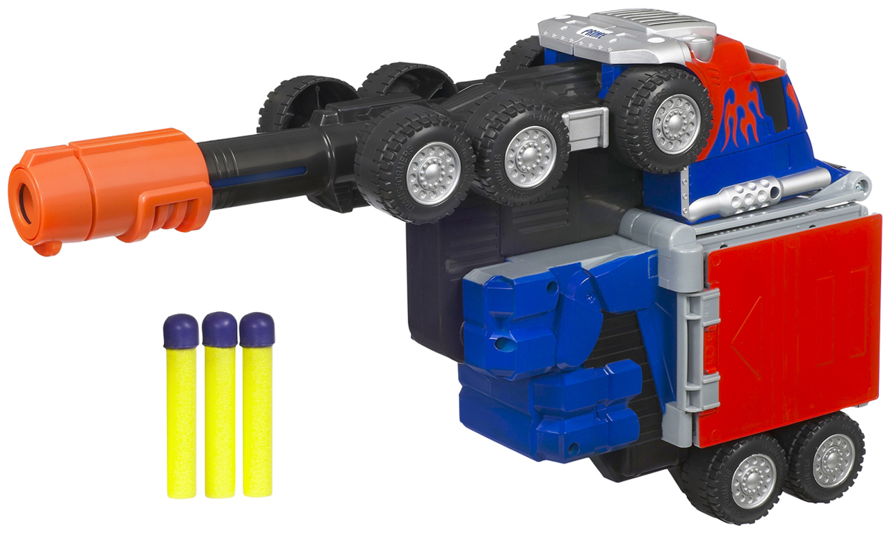 transformers optimus prime battle rig blaster