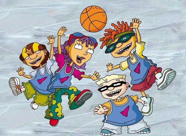 File:Rocket Gang Playing Basketball.jpg