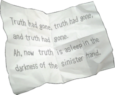 Truth had gone
