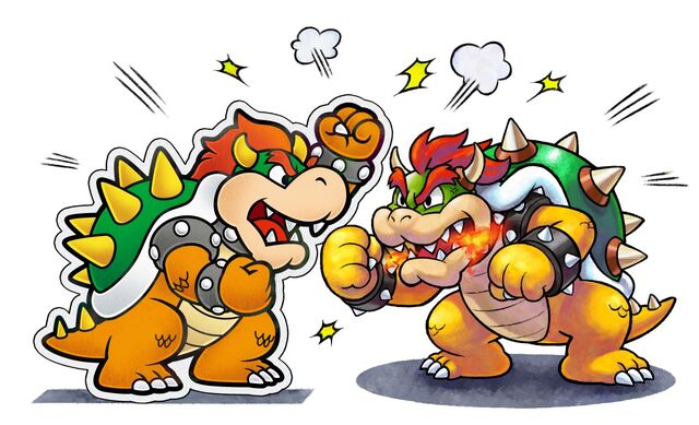 File:Bowser and Paper Bowser - Paper Jam.jpg