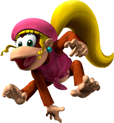 File:Dixie Kong Artwork - DK Jungle Cimber.png