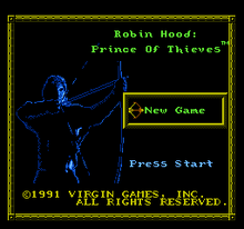 Robin Hood Title Screen