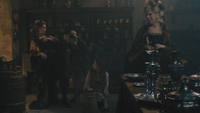 Into the Woods Florinda Lucinda Cendrillon Marâtre cuisine rires moqueries humiliation Prologue mini.png