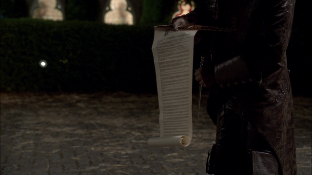 Fichier:1x04 contrat parchemin baguette magique Rumplestiltskin Ella Cendrillon.png