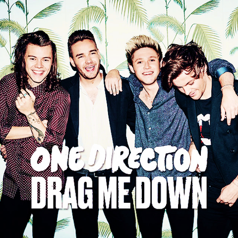 File:Drag Me Down Single Cover.png
