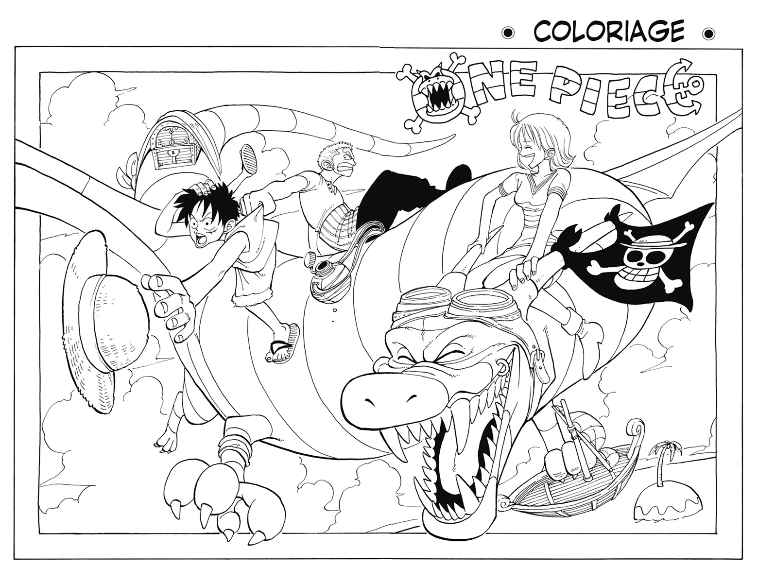 Image Tome 2 Coloriage e Piece Encyclopé Image Tome 2 Coloriage e Piece Encyclopé