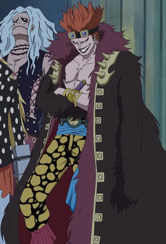Archivo:Eustass Kid Anime Debut Infobox.png