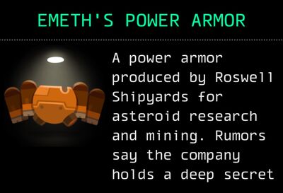 Emeth's Power Armor