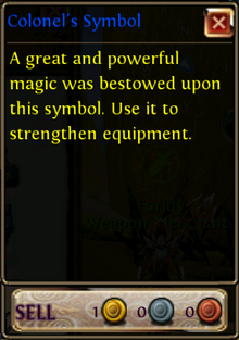 Colonel s-Symbol-Price