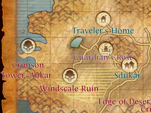 Crimson Tower Ankar map