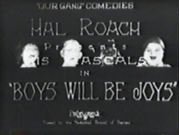 Boys Will Be Joys tc