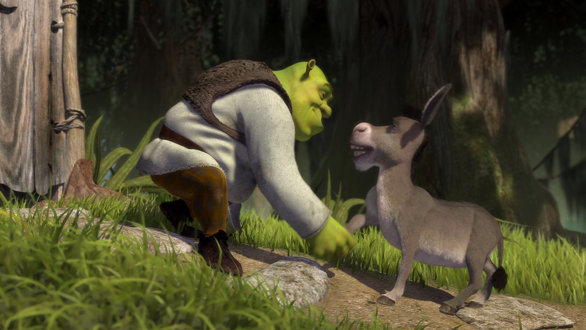 Image Shrek & Donkey's handshake .jpg Heroes Wiki