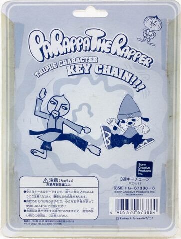 File:Merch Triple Character Key Chain back Parappa.jpg