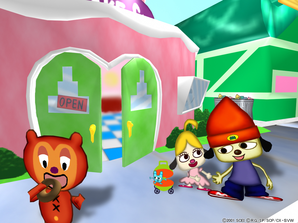 Parappa The Rapper Food Court Parappa The Rapper Food Court