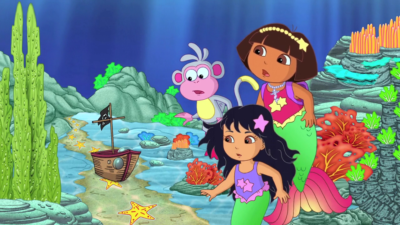 Watch dora the explorer season 7 episode 3 dora's rescue in mermaid ki...