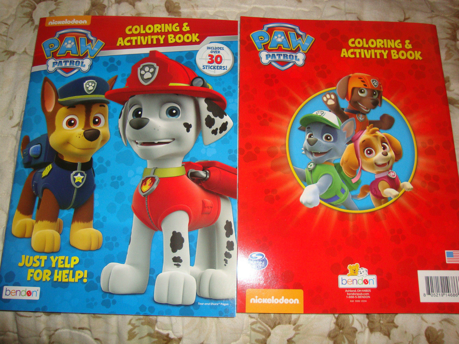 paw patrol book and figures