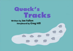 Quack's tracks image